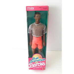 Vintage Mattel 1991 Steven Doll Sun Sensation Barbie